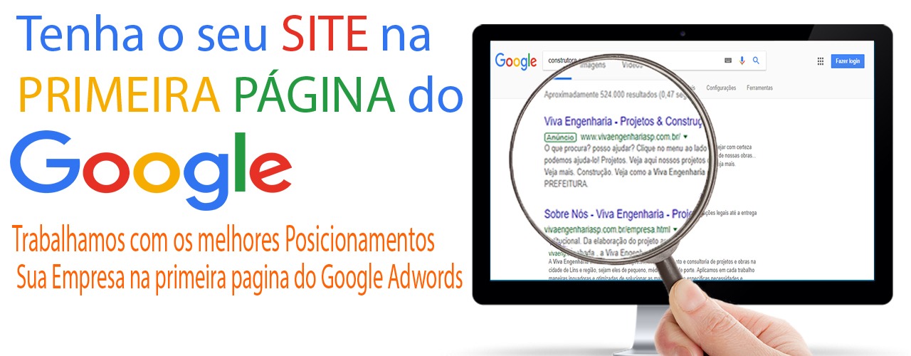 Tenha o seu site na primeira página do google