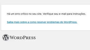 Corrigimos erro Crítico no seu Site WordPress
